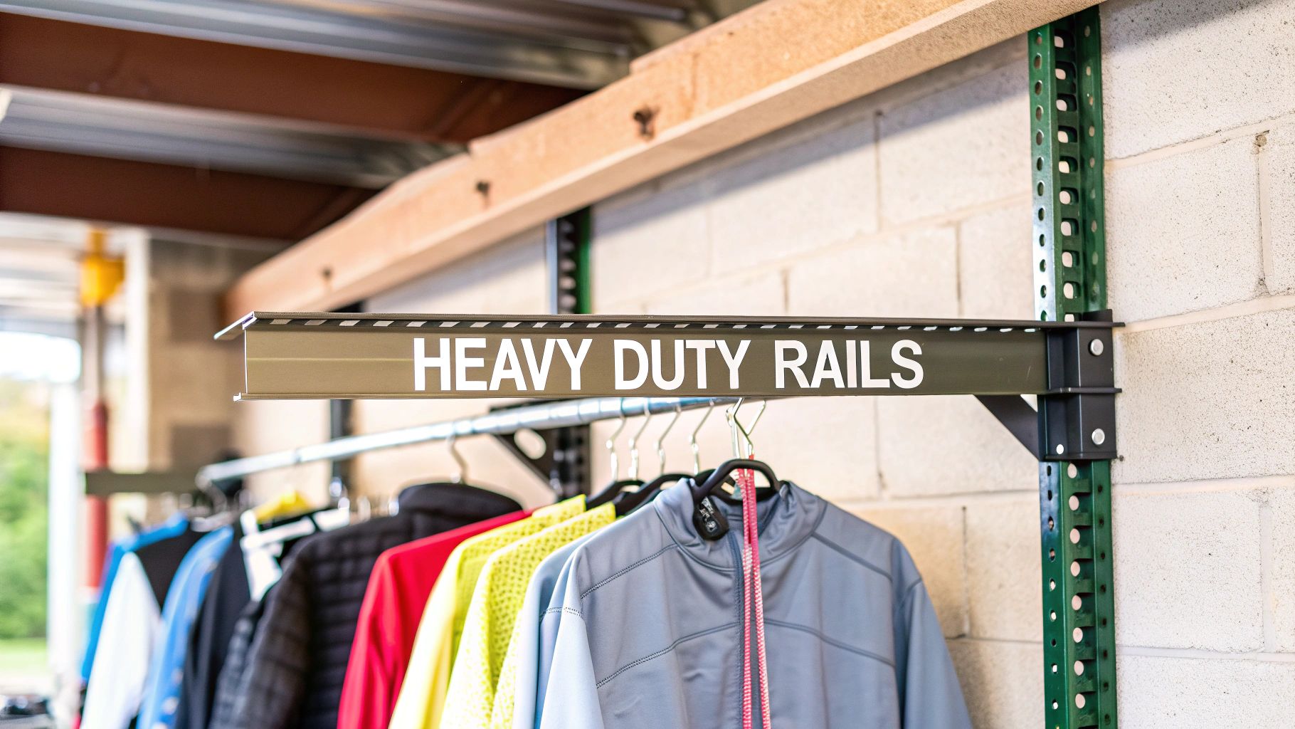 A Complete Guide to Heavy Duty Hanging Rails - Display Guru Tailor ...