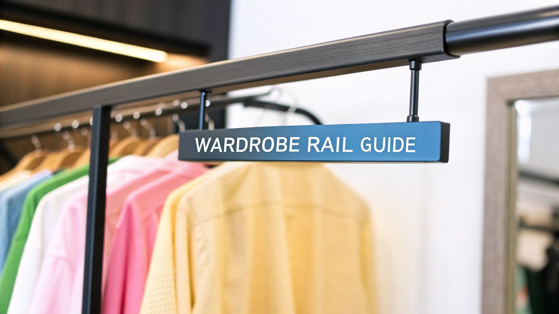 Guide to hanging wardrobe rail: Choose the Right System for Your Close ...