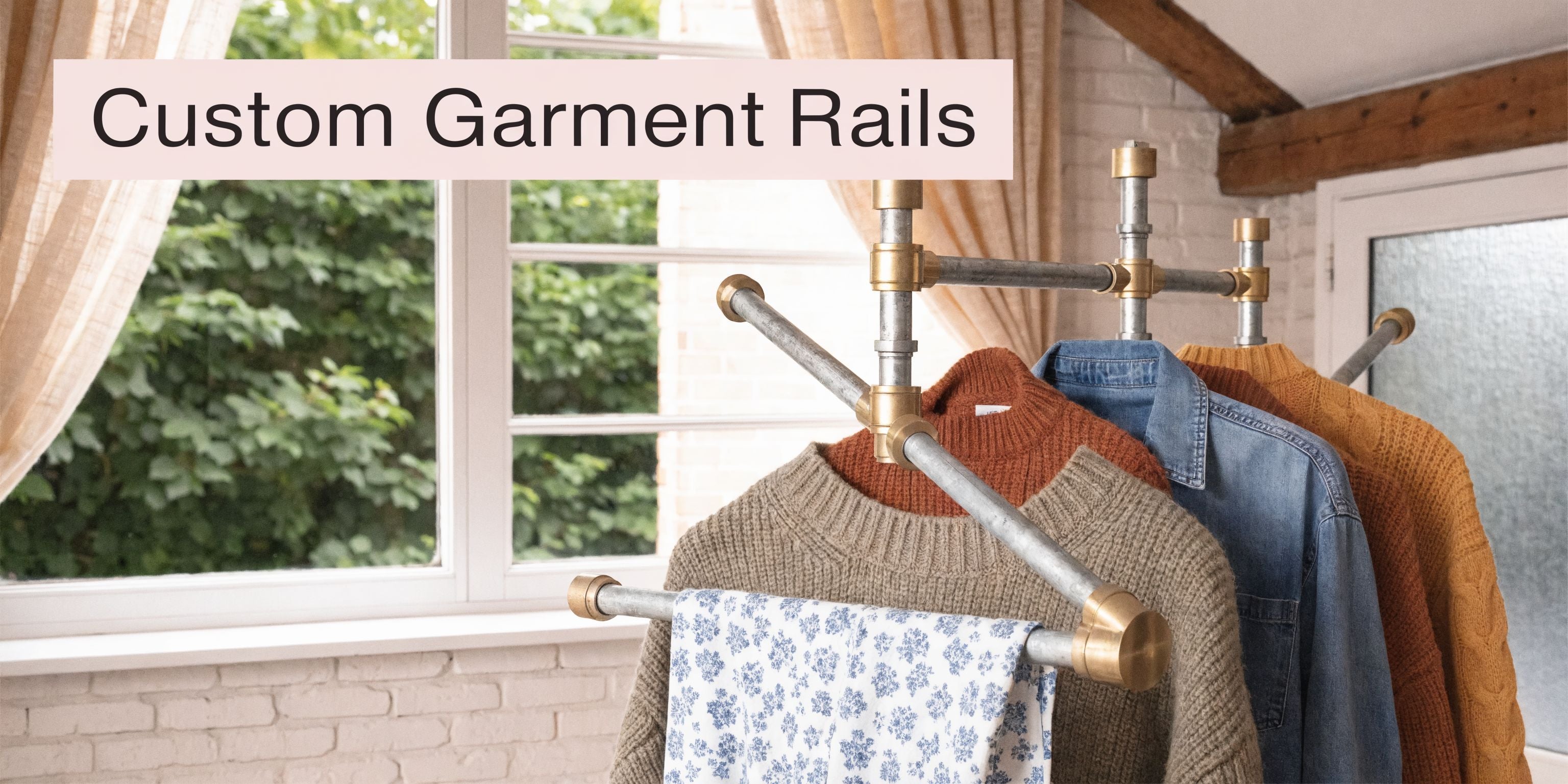 Scaffold Pipe Fittings: Custom Garment Rails - Display Guru Tailor ...