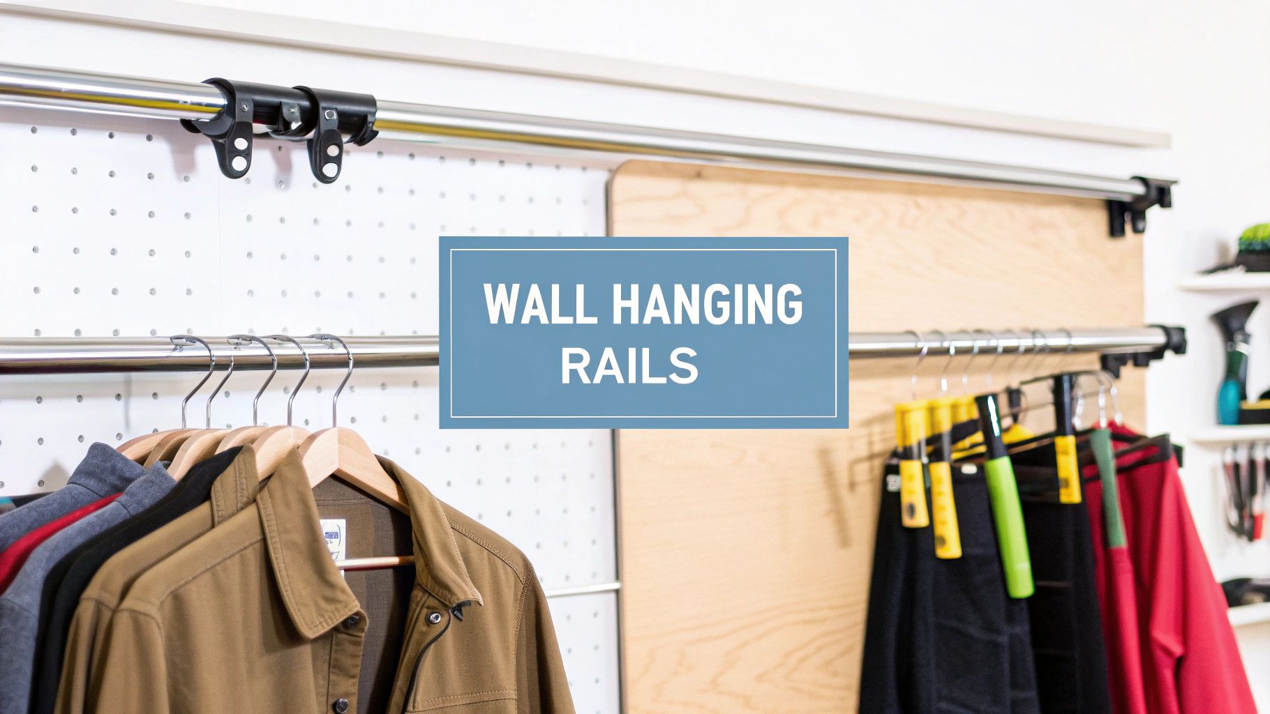 The Ultimate Guide to Wall Hanging Rails for Your Space - Display Guru ...
