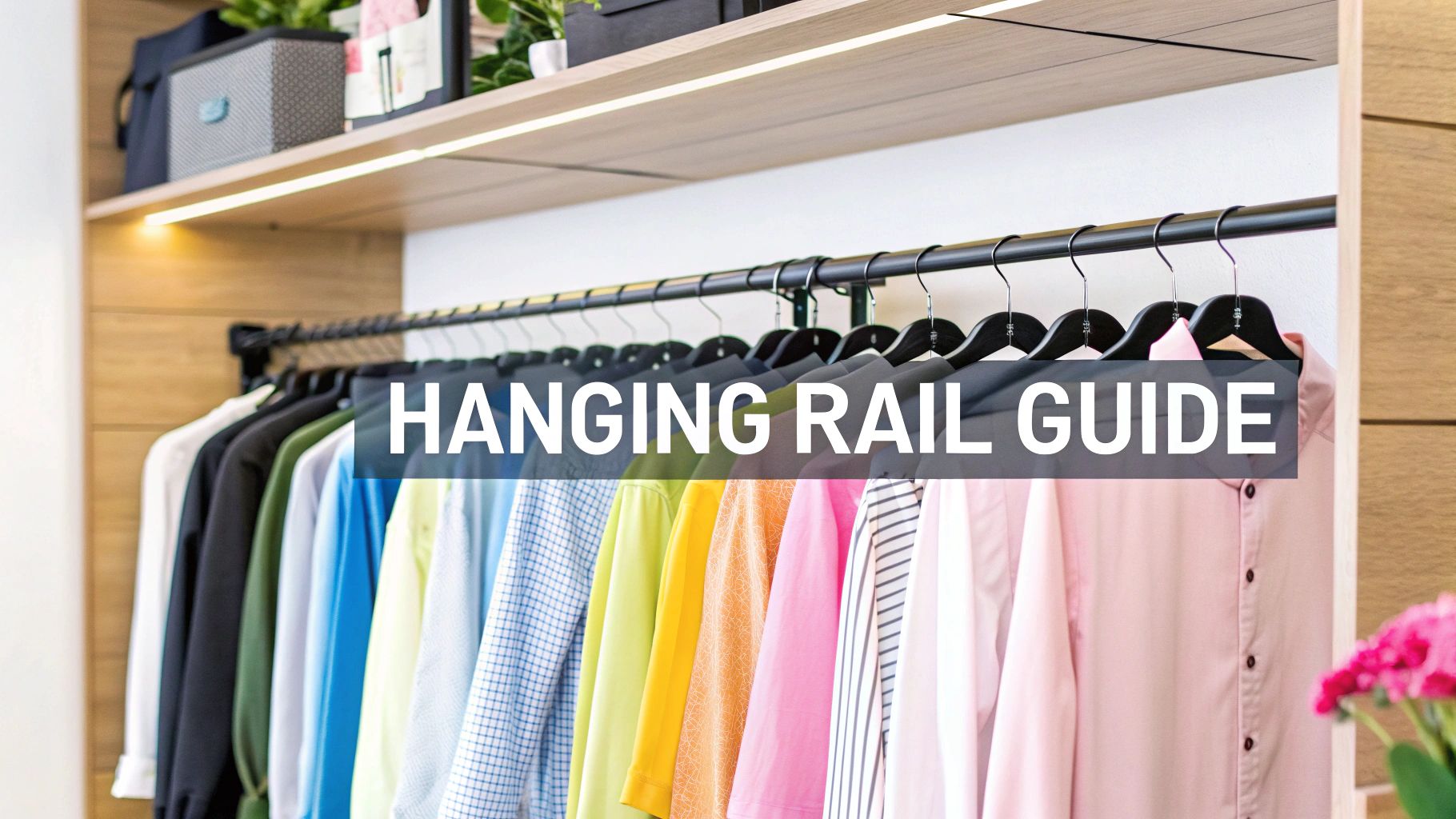 A Guide to Wall to Wall Hanging Rail Systems - Display Guru Tailor ...