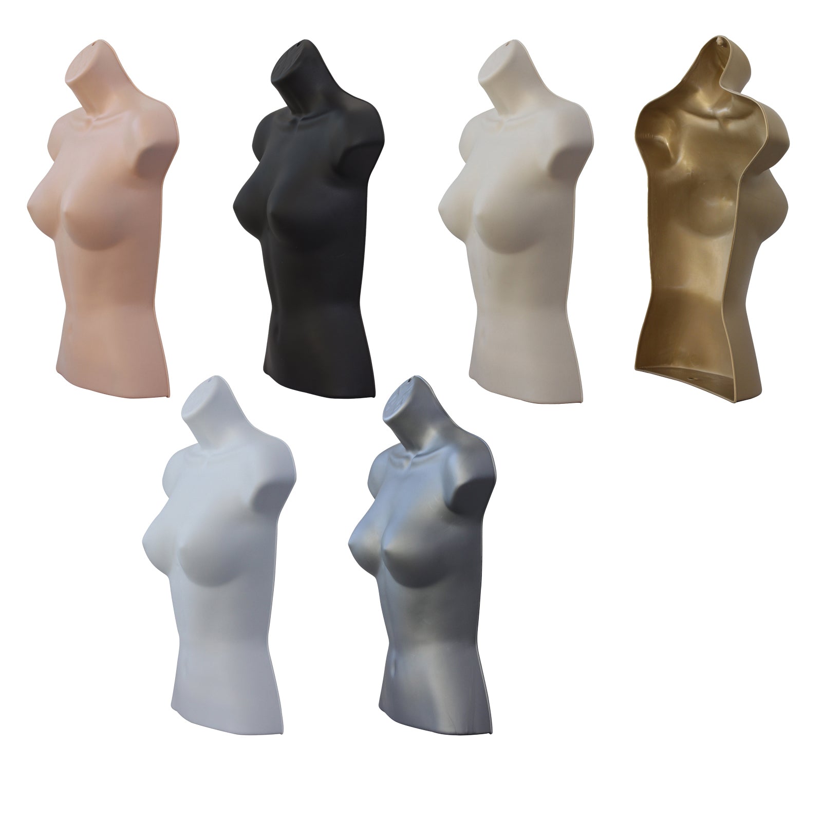 Body Form High Def 3/4 Female Body Forms - Display Guru Tailor Dummies & Garment Rails