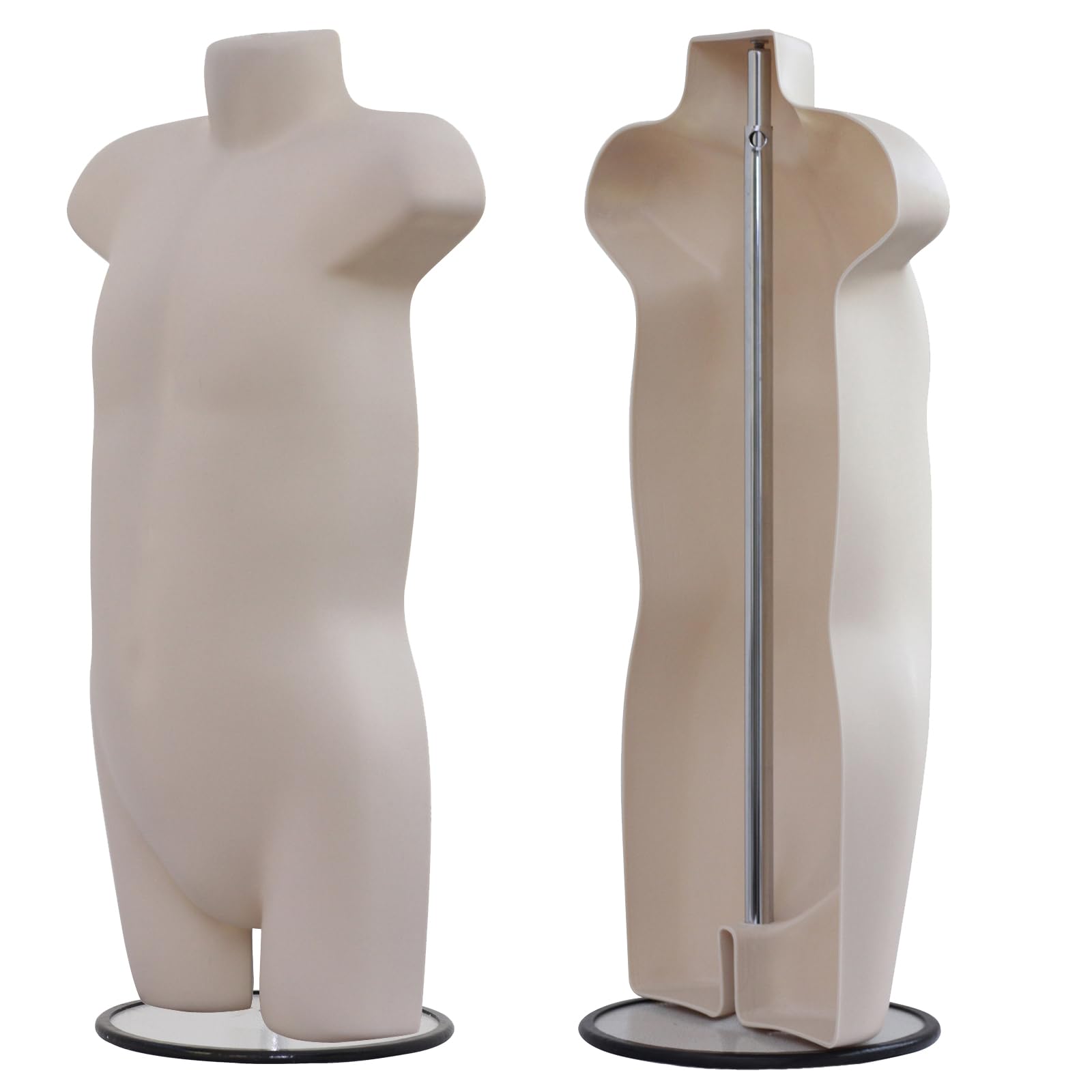 Display Guru Kids/Children’s Light Skin Hanging Body form Mannequin With Adjustable Stand for Shop Bust Display