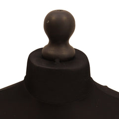 Display Guru Female Uk 8/10 Size Tailors Dummy Dressmakers Mannequin , Black Torso Bust with Black Wood Round Base