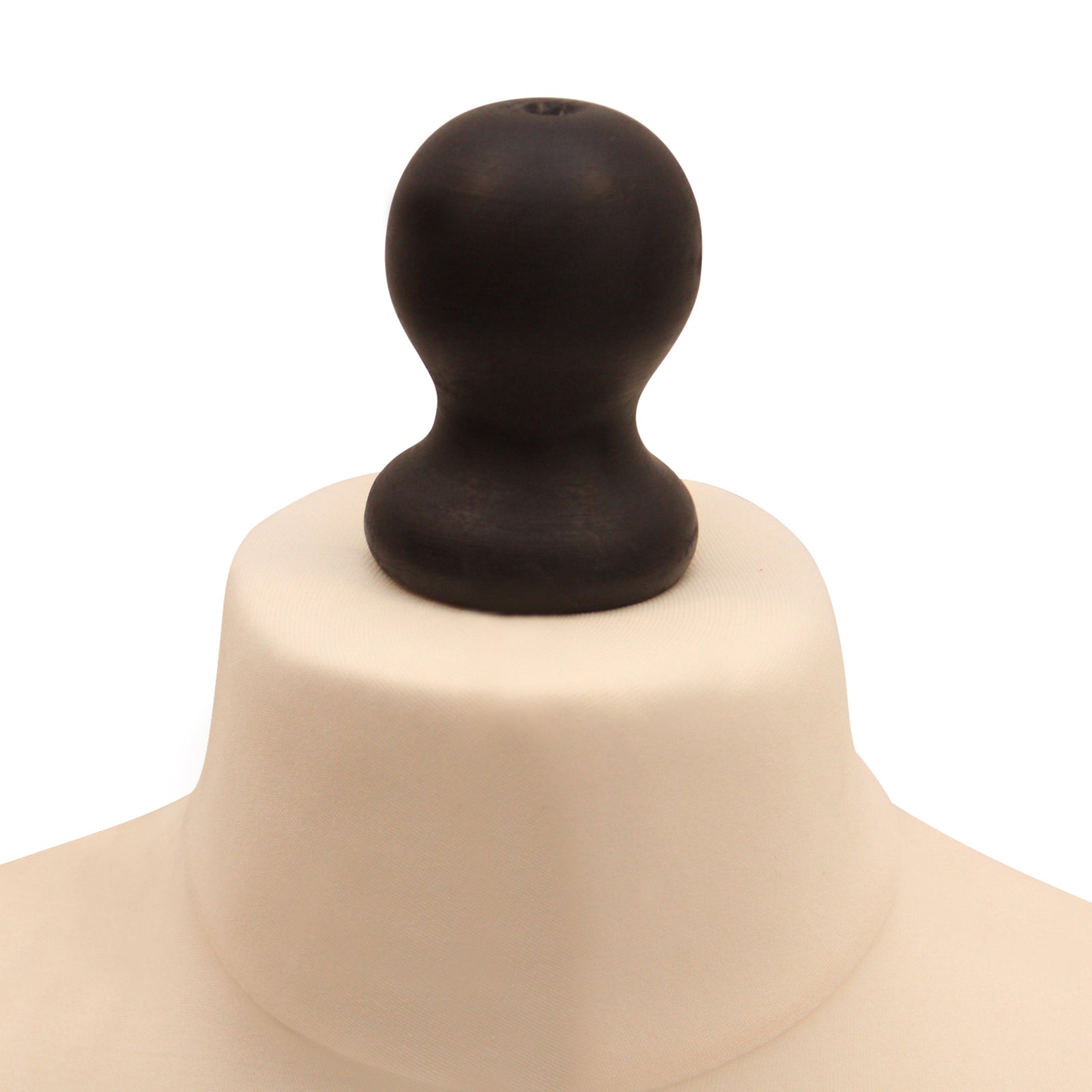 Display Guru Female Uk Size 10/12 Dressmakers Tailors Dummy Mannequin , Cream Torso Bust with Black Wood Round Base