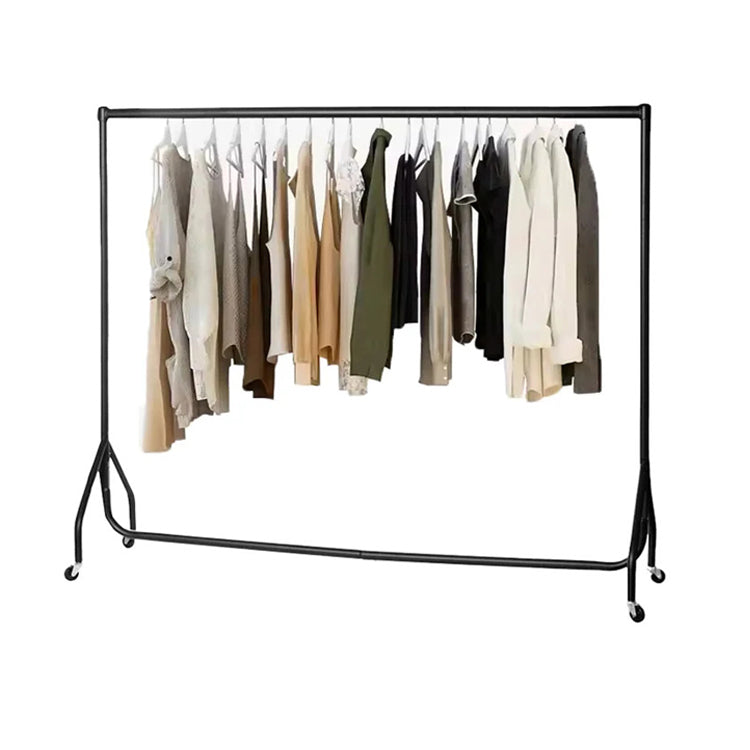 Display Guru Heavy Duty 3ft Long and 5ft High Garment Rail Steel Black Clothes Rail
