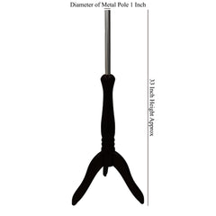 Display Guru Black Wood Tripod Stand For Children’s Mannequins Tailor's Dummy(Ages 2–12)