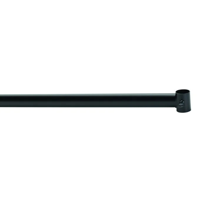 Display Guru Heavy Duty 5ft Long and 5ft High 2-Tier Double Garment Rail Steel Black Clothes Rail