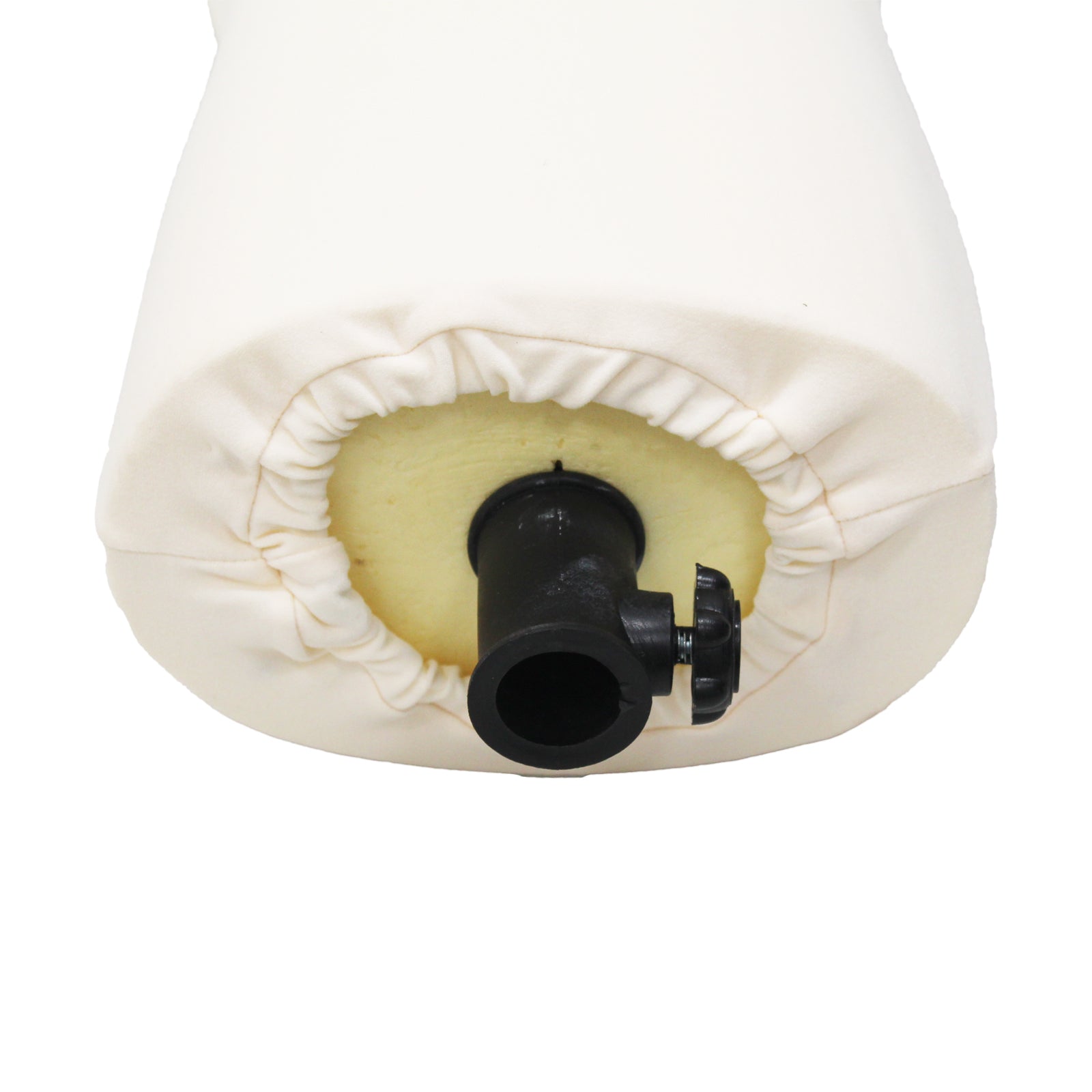 Children Kids Age 2-4 Tailors Dummy Mannequin, Cream Torso Bust with a Red Wood Tripod Stand