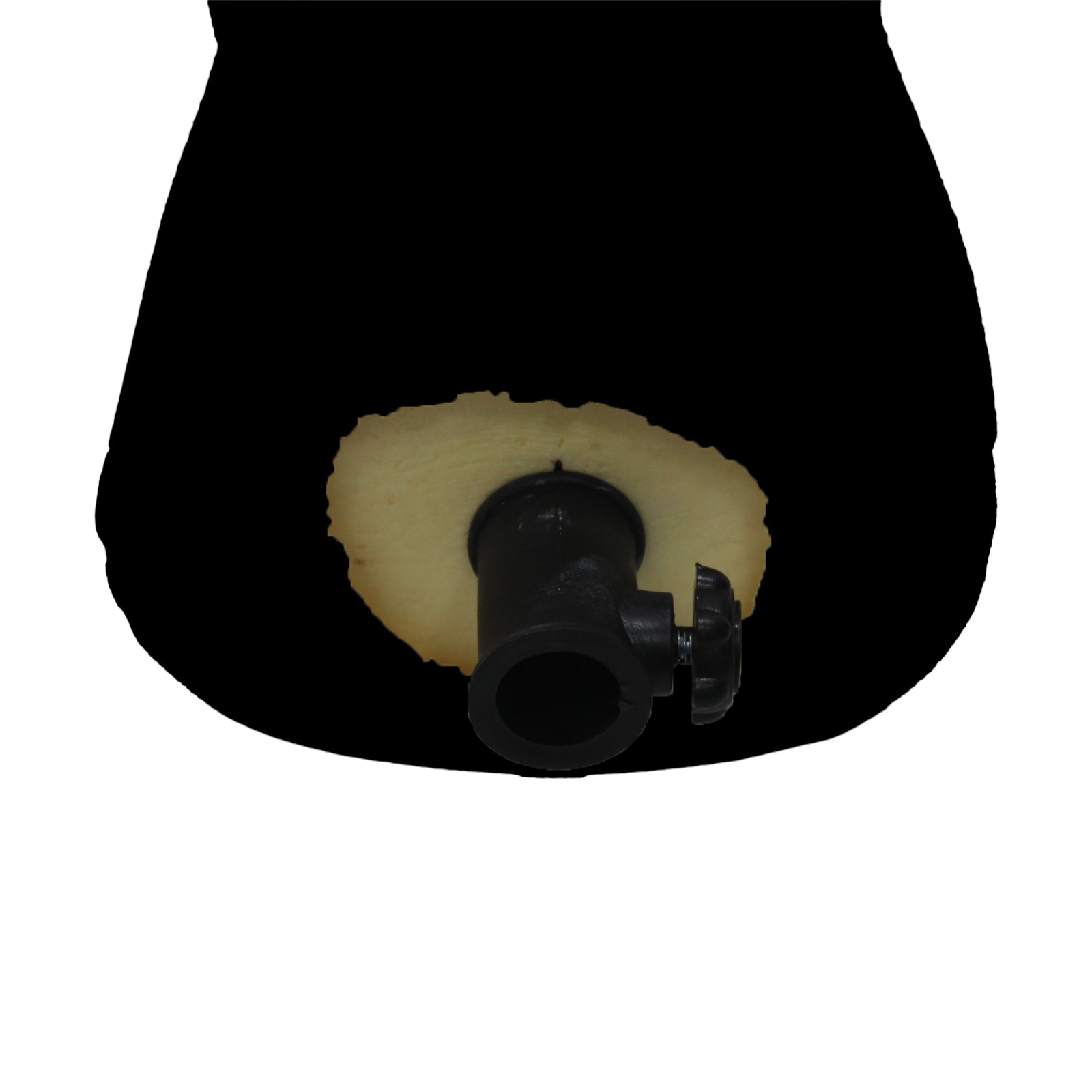 Children Kids Age 2-4 Years Tailors Dummy Mannequin, Black Torso Bust with a White Wood Round Base