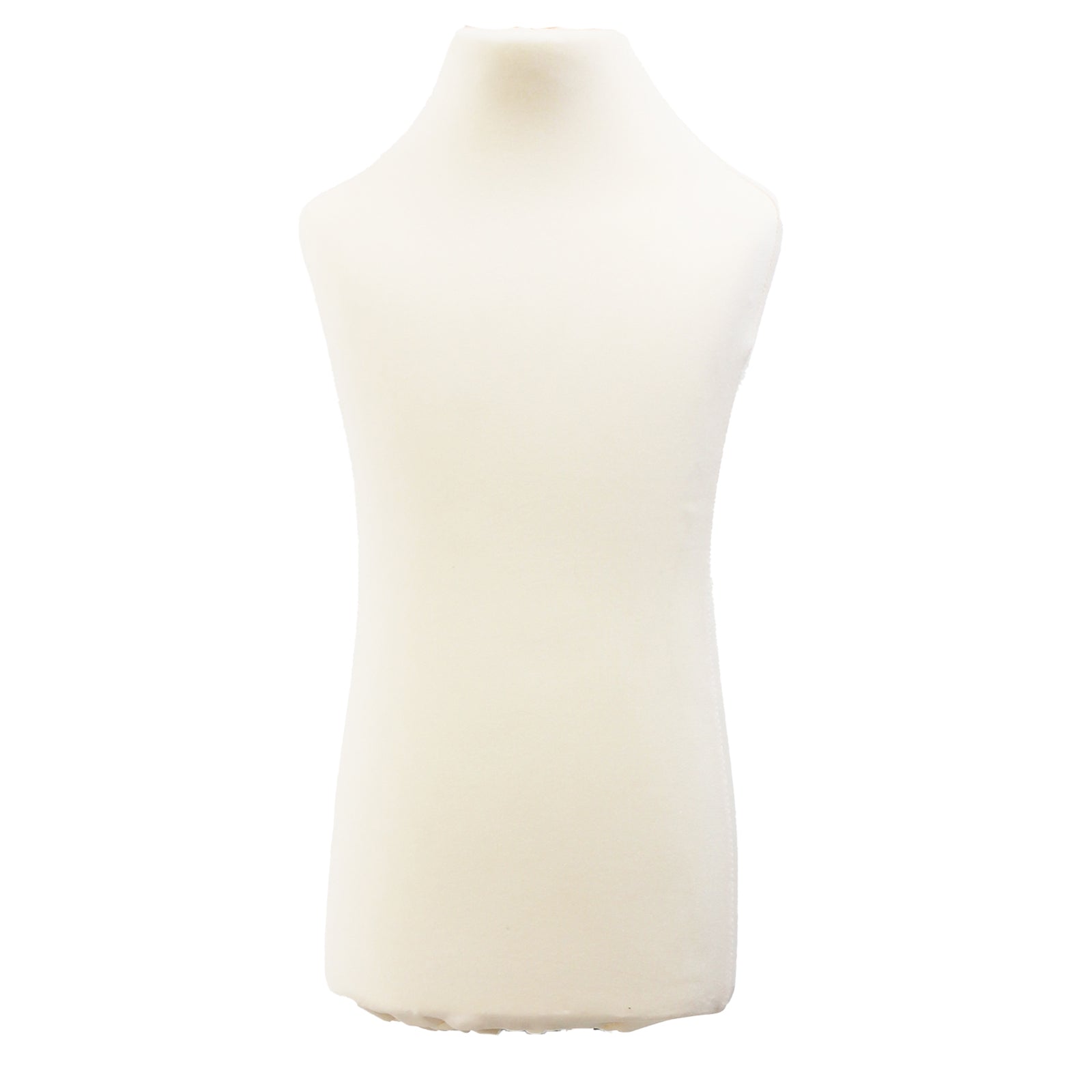 Children Kids Age 5-6 Years Tailors Dummy Mannequin, White Torso Bust with a Dark Wood Tripod Stand