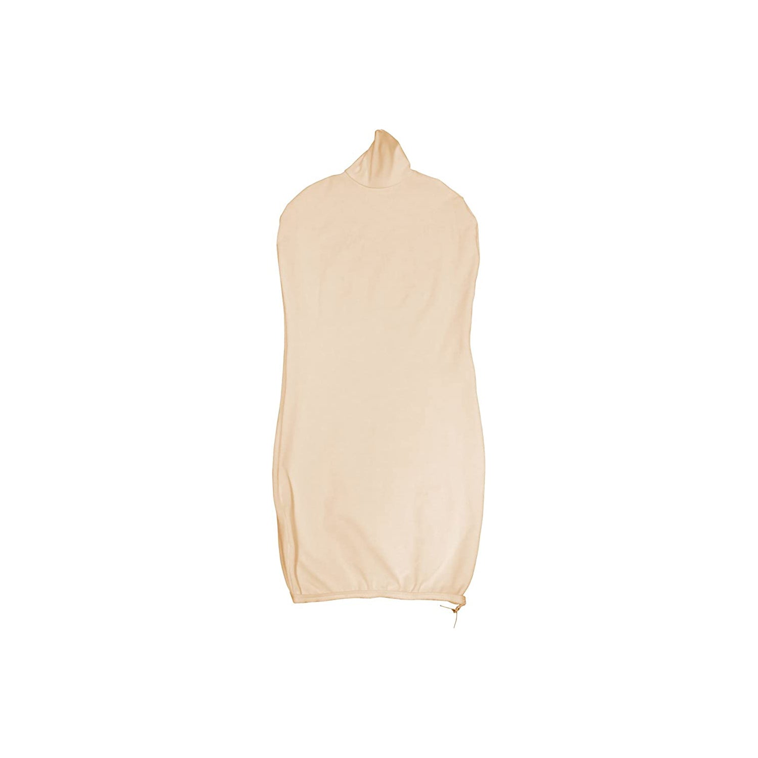 Display Guru Female Uk Size 18/20 Dressmakers Tailors Dummy Mannequin Cream Torso Bust with Light Wood Round Base