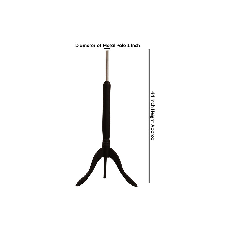 Display Guru Black wood tripod stand For tailor Dummies