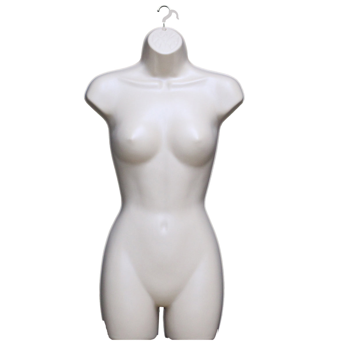Display Guru Adult Female Full Size Light Skin Hanging Body Form Display Mannequin