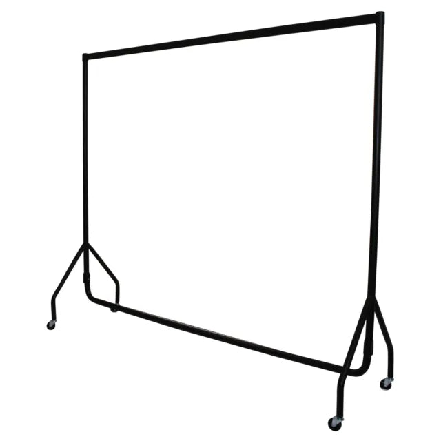 Fabric Display Rails Display Guru Heavy Duty 3ft Long and 5ft High Garment Rail Steel Black ...