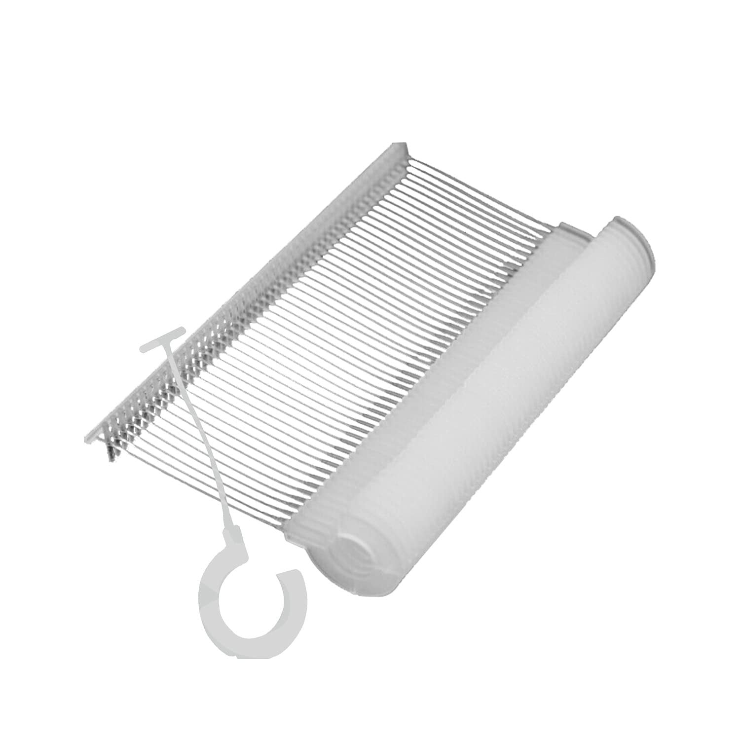 Display Guru Plastic Hook Pins – 5000pcs per Box (White)