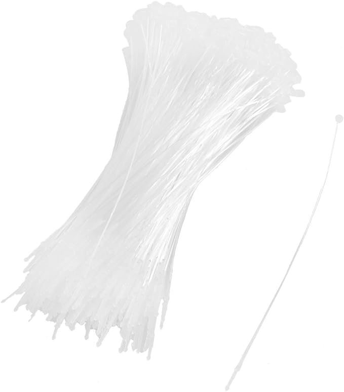 Display Guru Plastic Loop Pins – 5000pcs Box White & Black