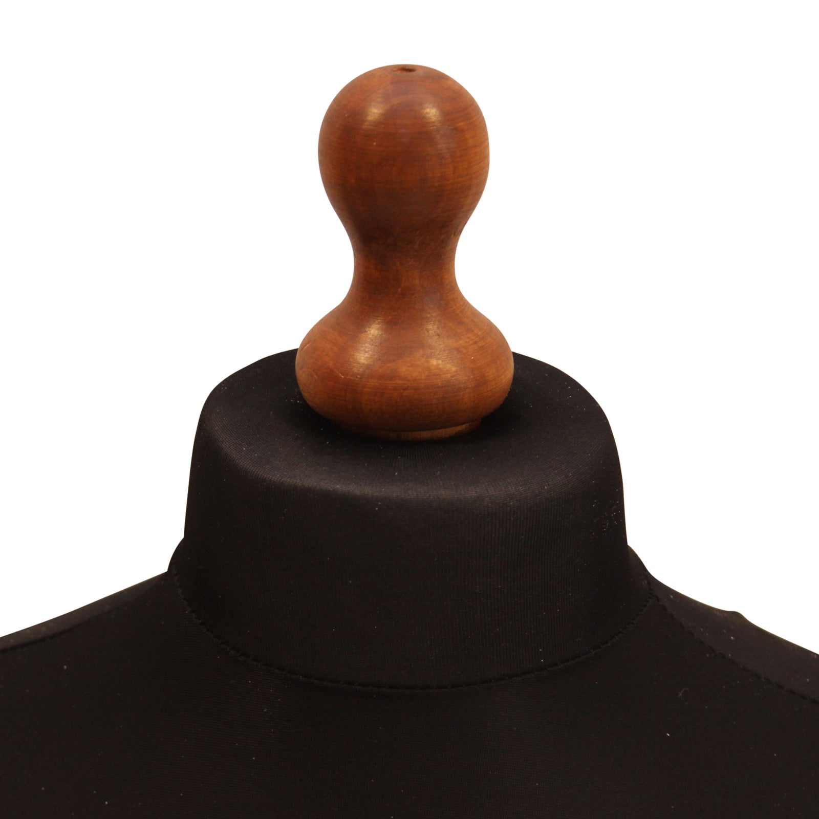 Display Guru Female Uk Size 12/14 Dressmakers Tailors Dummy Mannequin, Black Torso Bust With Dark Wood Tripod Stand