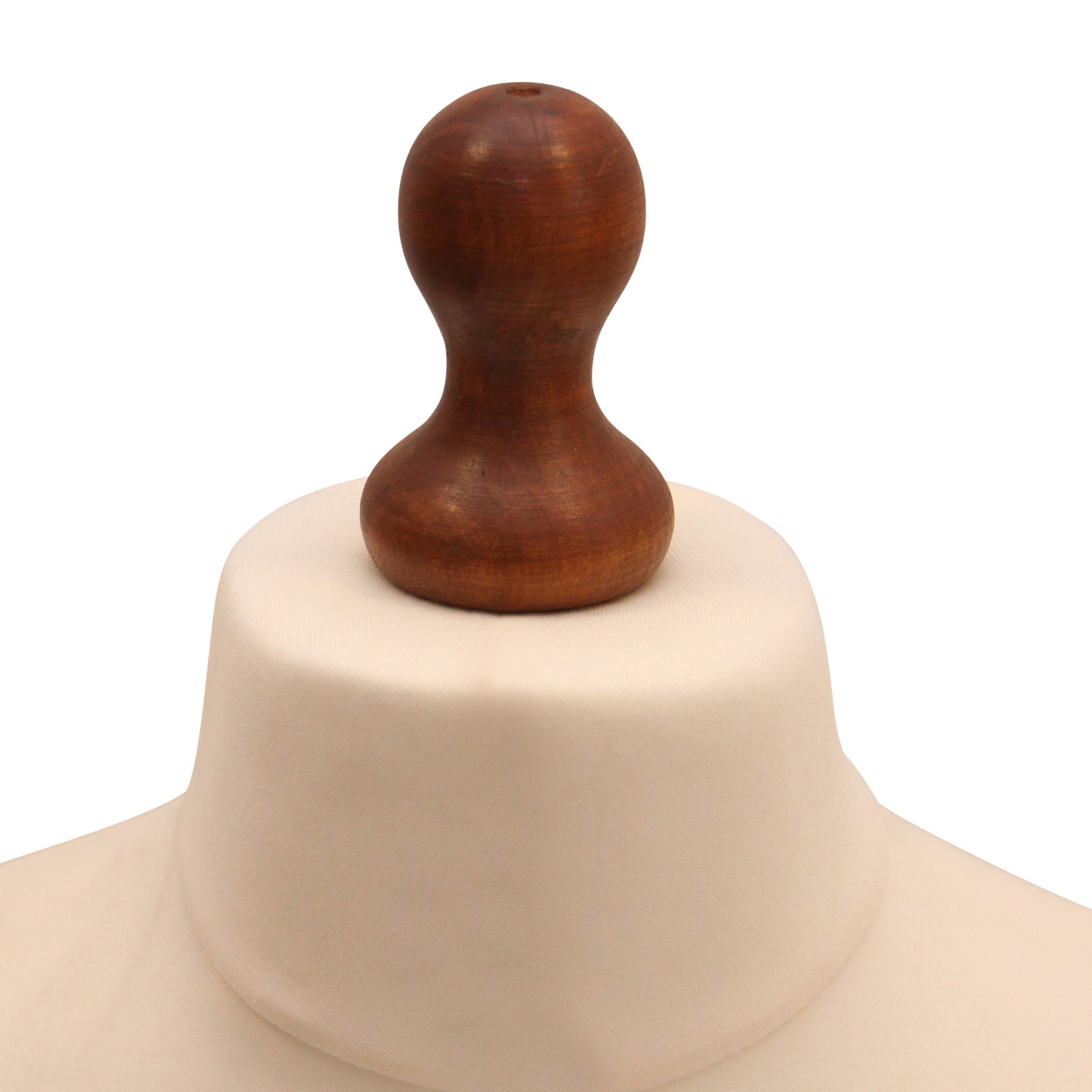 Display Guru Female Uk Size 8/10 Dressmakers Tailors Dummy Mannequin , Cream Torso Bust with Dark Wood Round Base