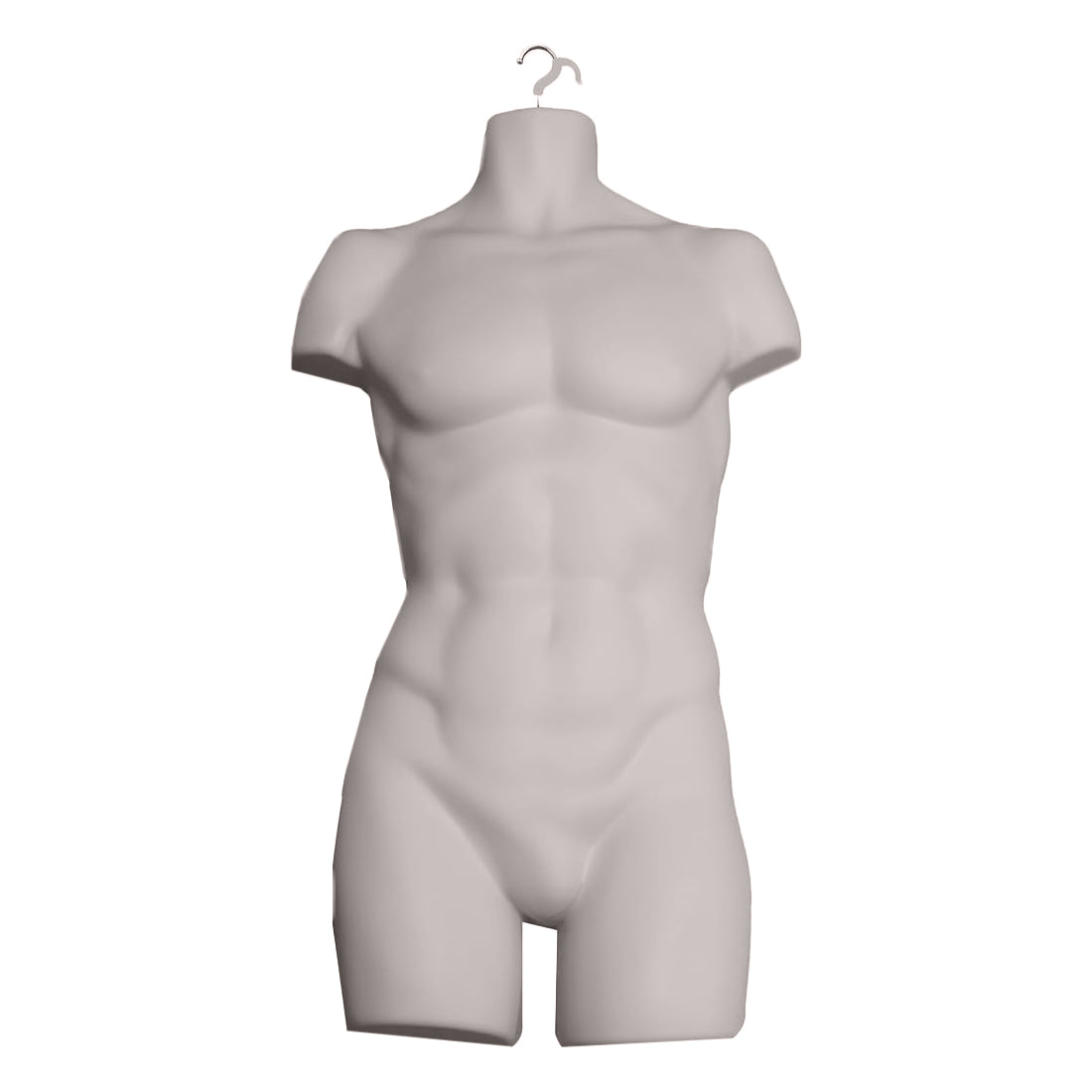Display Guru Adult Male Full Size Light Skin Hanging Body Form Display Mannequin