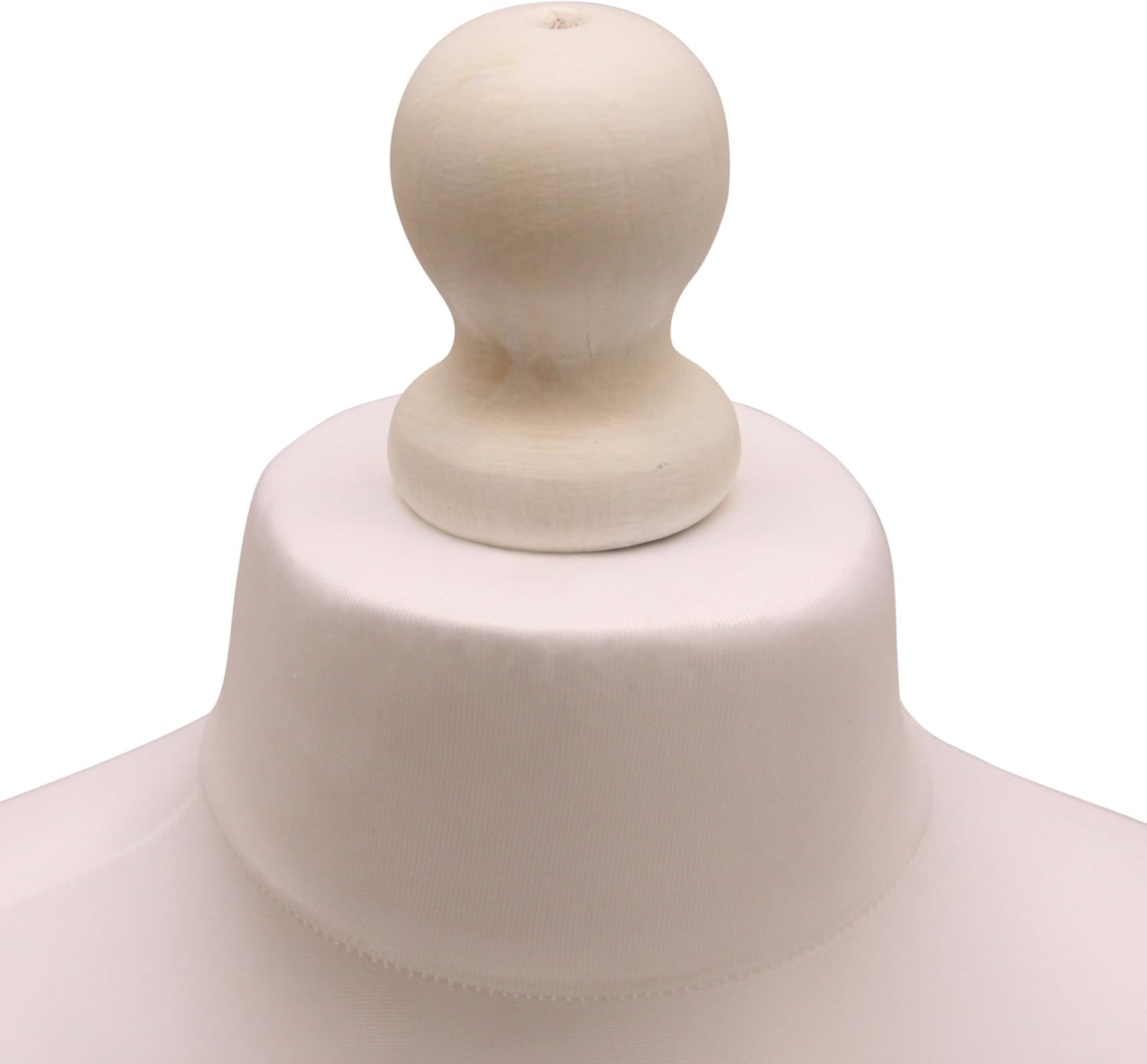 Display Guru Uk Size 8/10 Female Dressmakers Tailors Dummy Mannequin, White Torso Bust With white Wood Tripod Stand