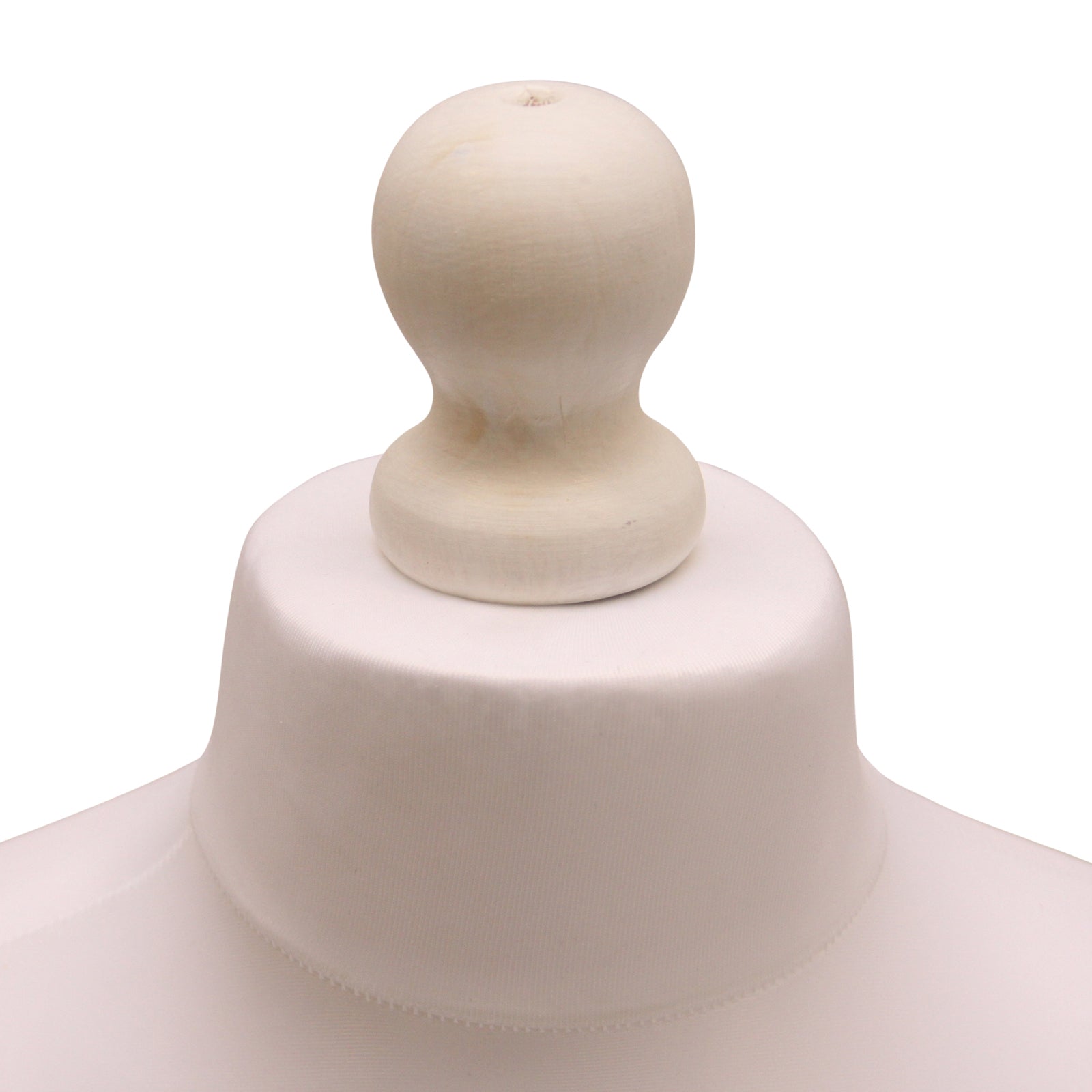 Display Guru Female Uk Size 12/14 Dressmakers Tailors Dummy Mannequin, Cream Torso Bust With White Wood Tripod Stand