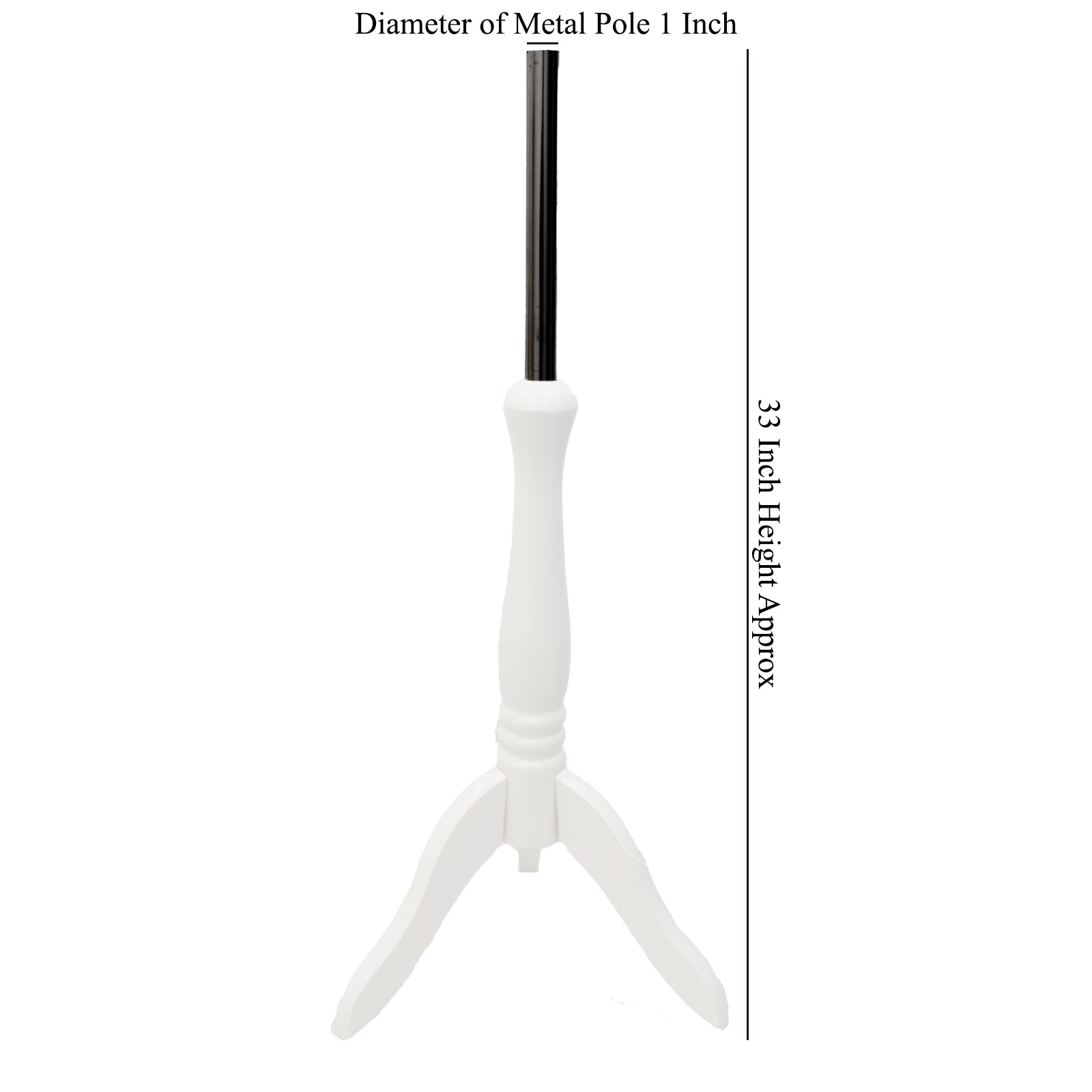 Children Kids Age 2-4 Tailors Dummy Mannequin, Black Torso Bust with a White Wood Tripod Stand