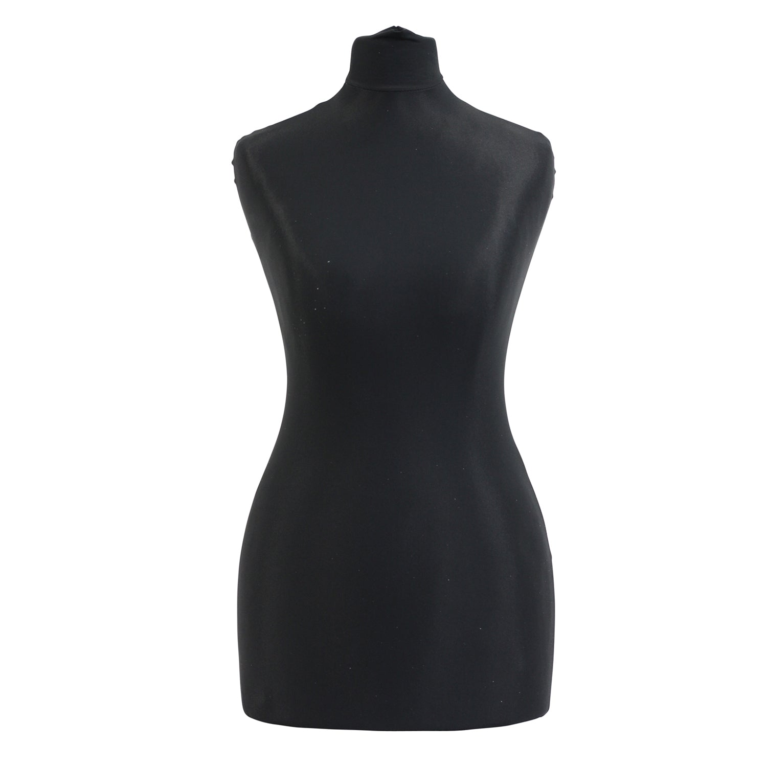 Display Guru Uk Size 6/8 Female Dressmakers Tailors Dummy Mannequin, Black Torso Bust With Silver Wood Tripod Stand