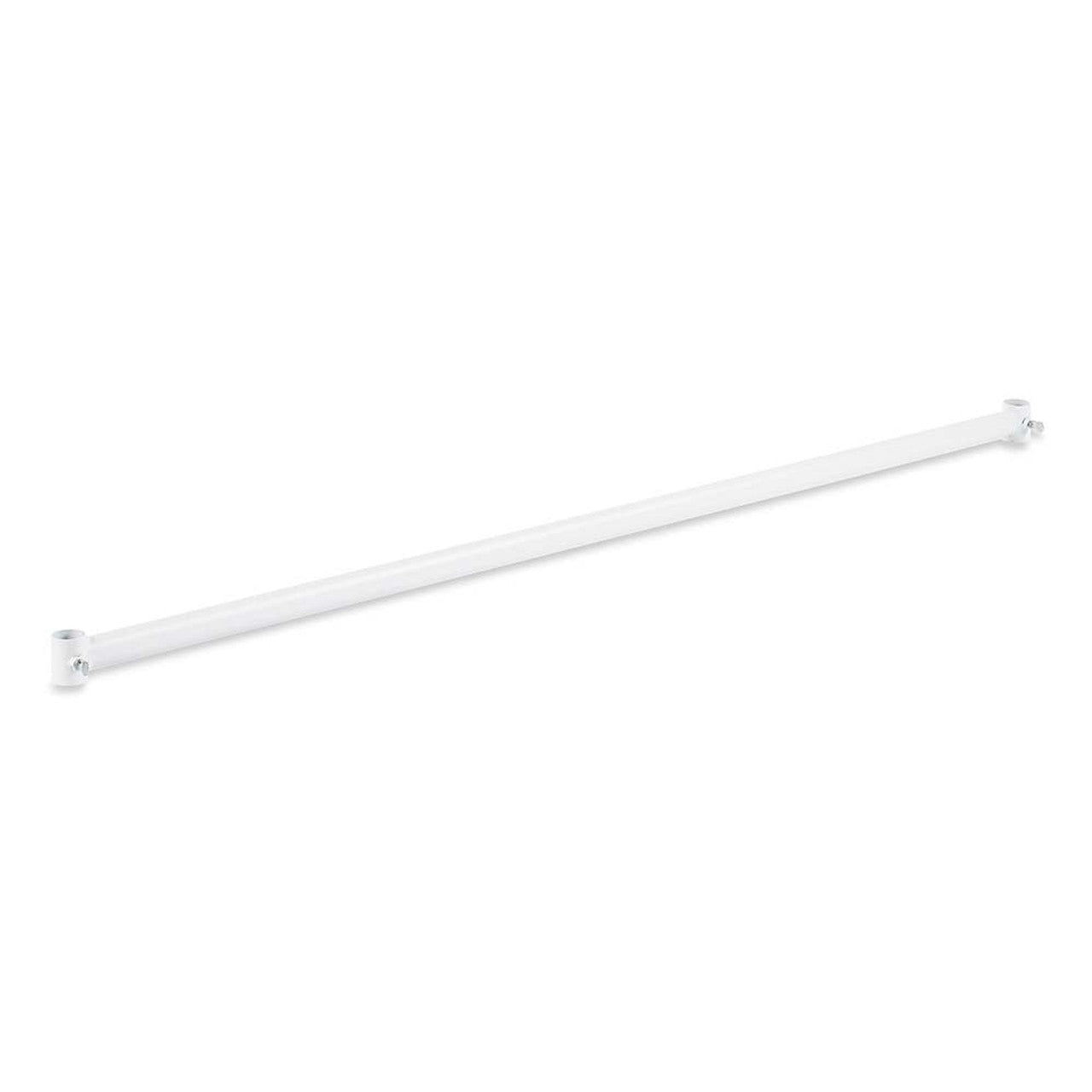 Display Guru Heavy Duty 5ft Long and 5ft High 2-Tier Double Garment Rail Steel White Clothes Rail