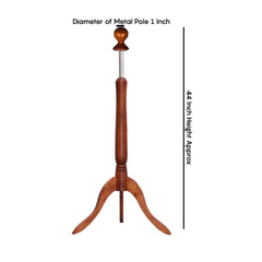 Display guru Dark wood Tripod stand for tailor dummies