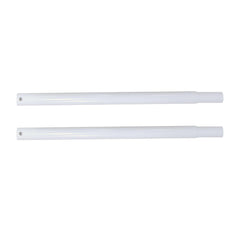 Display Guru White 18 inches Height Extensions Pole for Heavy-Duty Clothes Rail