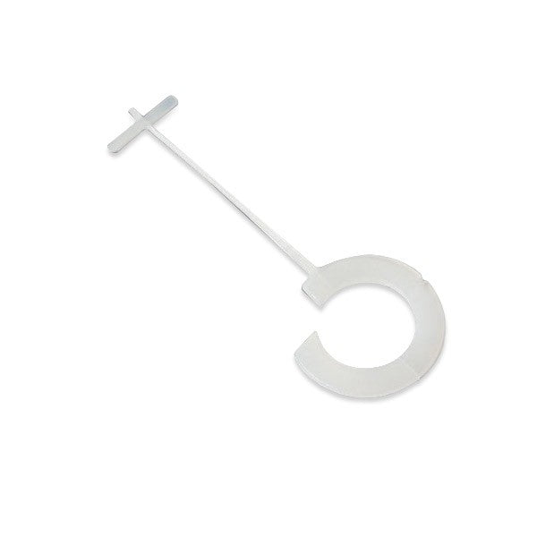Display Guru Plastic Hook Pins – 5000pcs per Box (White)