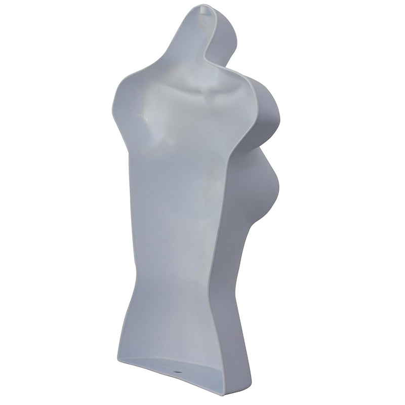 Display Guru Half Body Form 3 Quarter White Female Hanging Mannequin for Shop Bust Display
