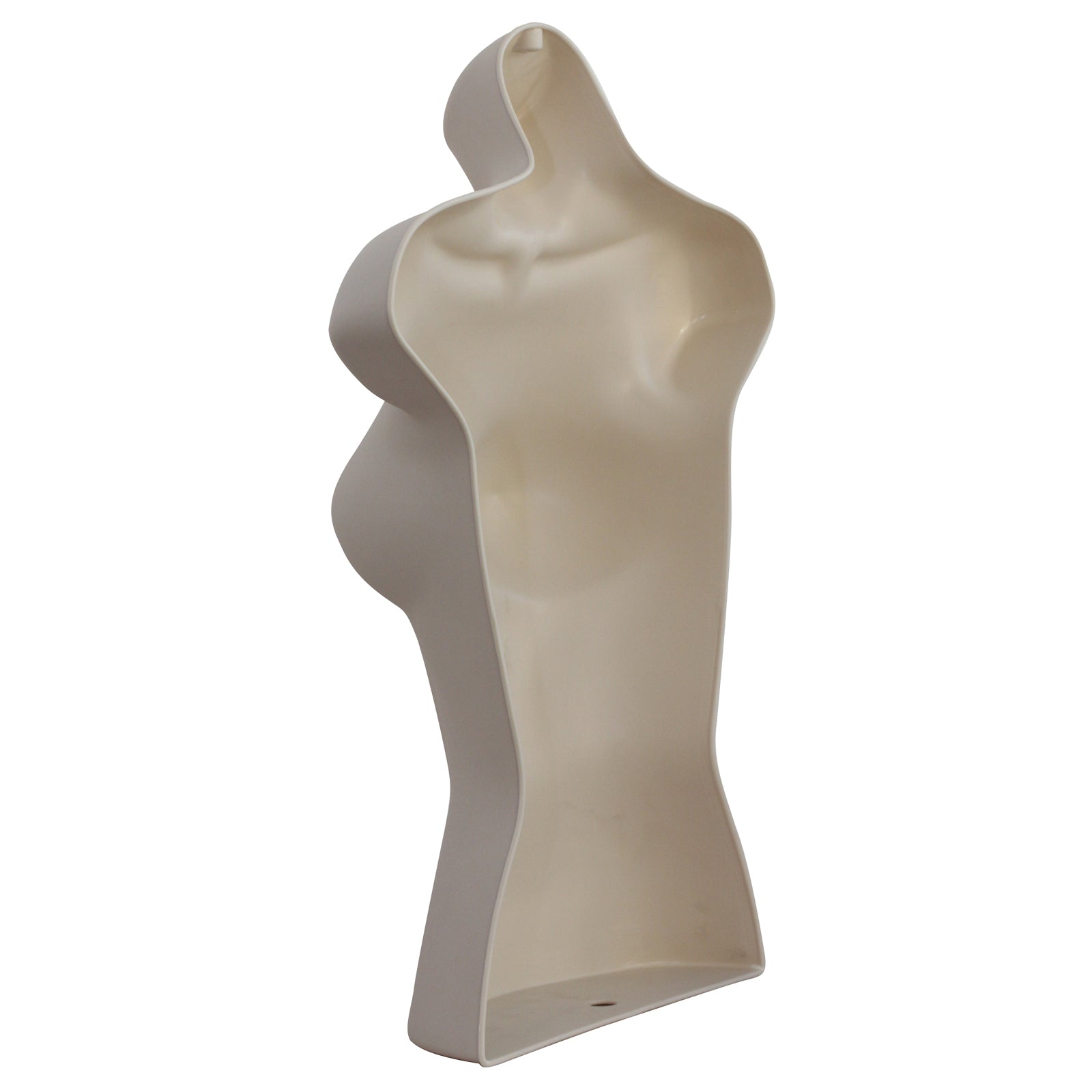 Display Guru Half Body Form 3 Quarter Light Skin Female Hanging Mannequin for Shop Bust Display