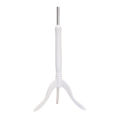 Display Guru Female Uk Size 10/12  Dressmakers Tailors Dummy Mannequin, Silver Torso Bust With White wood Tripod Stand