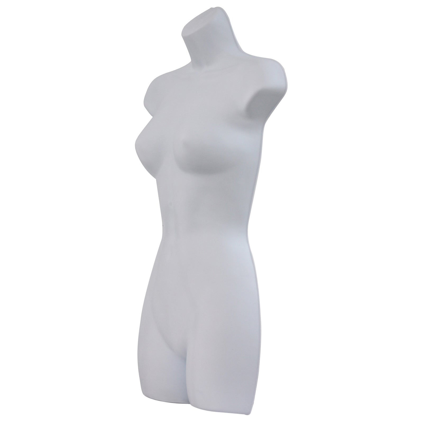 Display Guru Adult Female Full Size White Hanging Body Form Display Mannequin