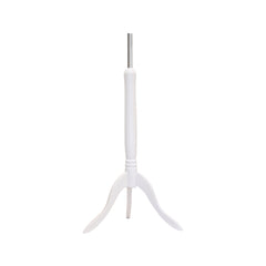 Display Guru Female Uk Size 18/20 Dressmakers Tailors Dummy Mannequin, Black Flower on Cream Torso Bust With White Wood Tripod Stand
